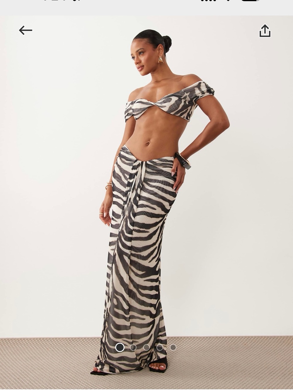 REVOLVE Zebra two piece skirt set - ZEBRA PRINT